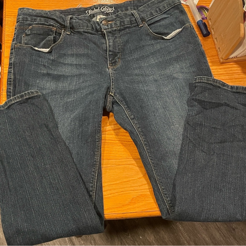 Faded Glory Women's Skinny Jeans - Classic Blue size 16